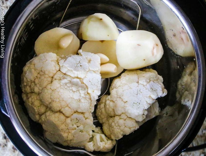 Instant Pot Cauliflower Mashed Potatoes e1647349984751