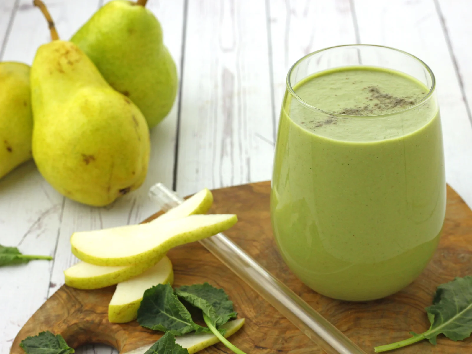spiced pear smoothie 1